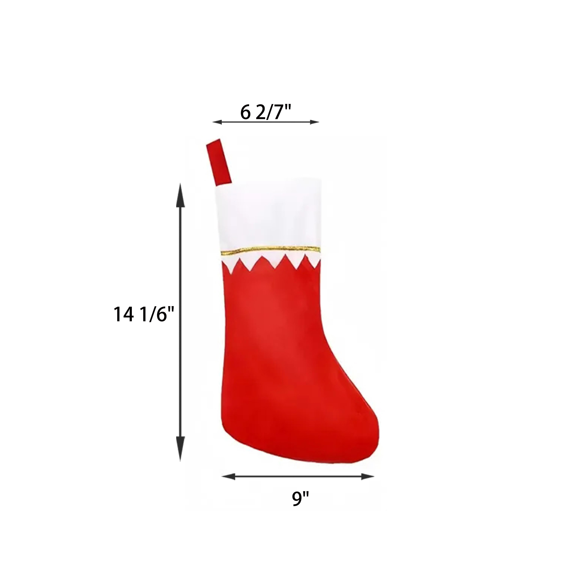 Felt Christmas Stocking Gift Bag 2