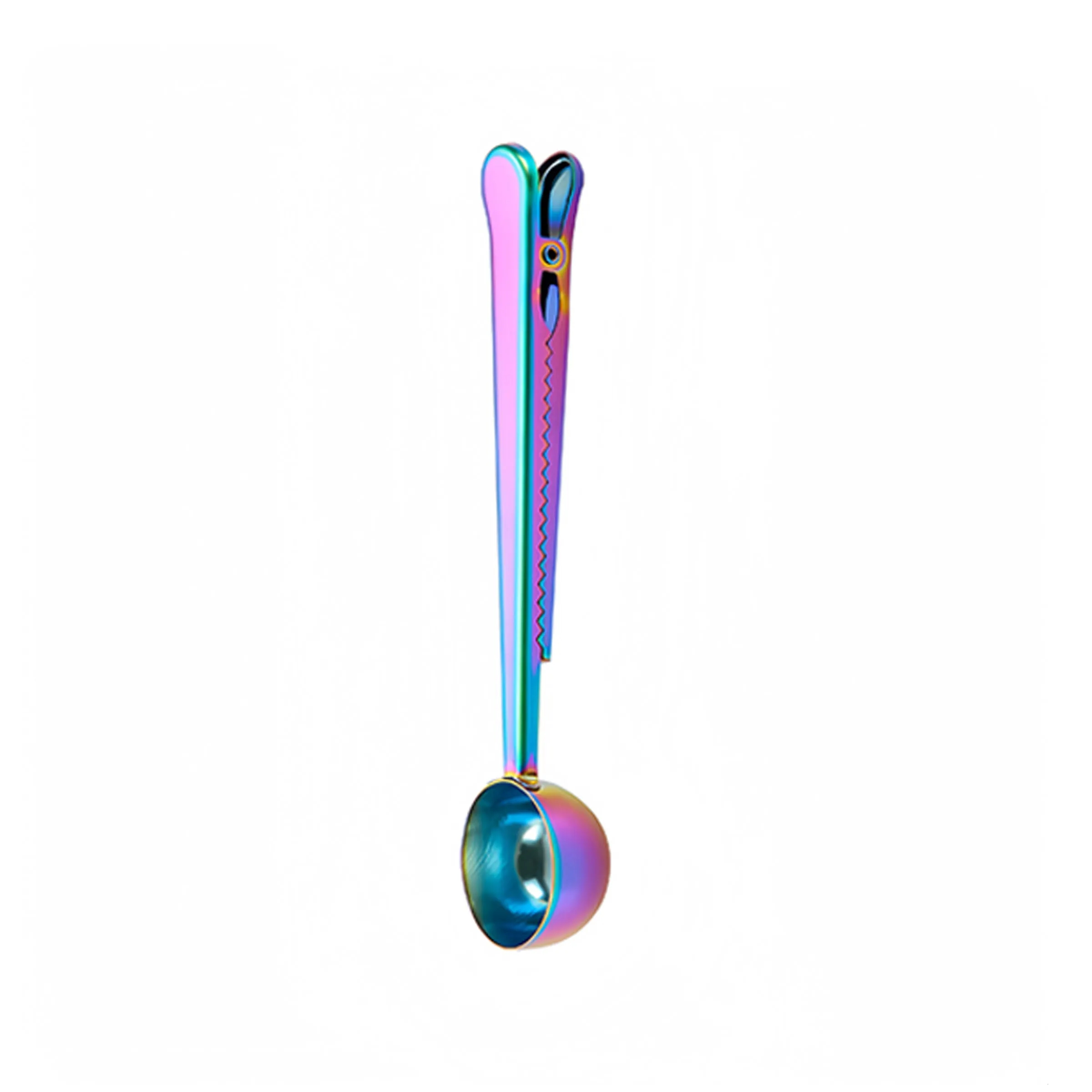 Stainless Steel Coffee Measuring Spoons With Clips, 10 Piece 3