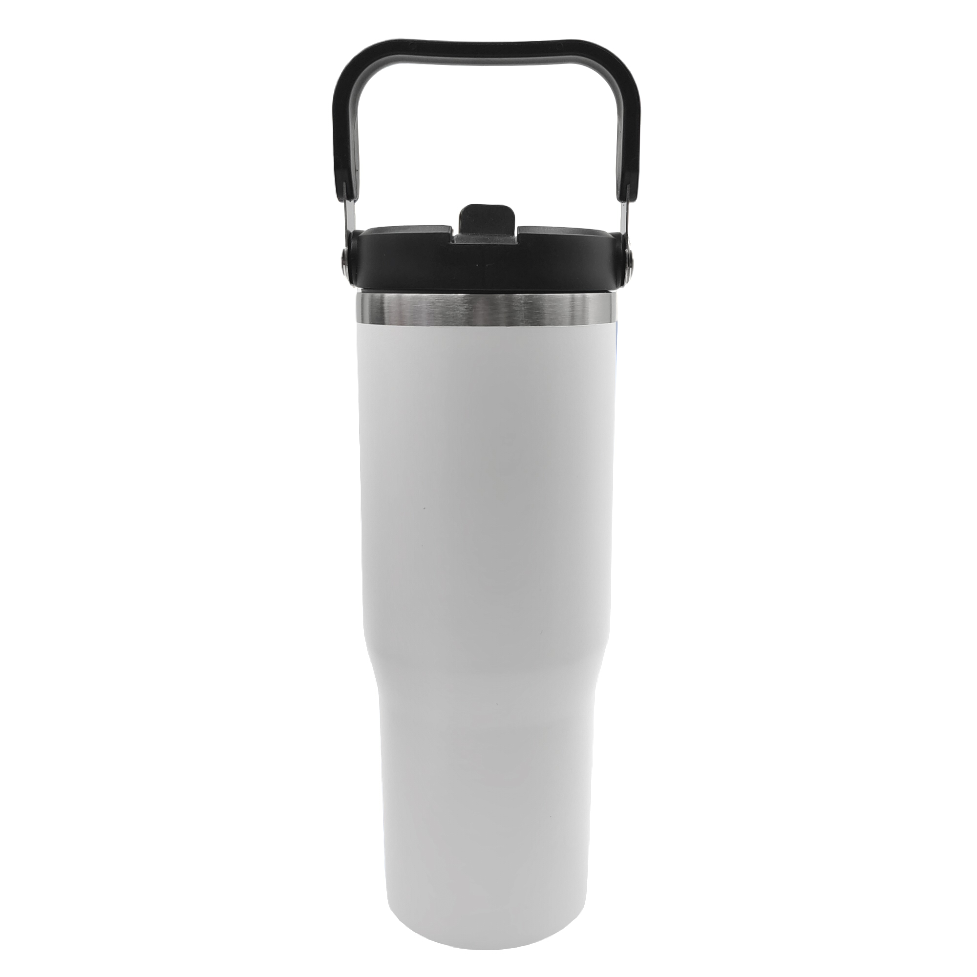 30 oz Stainless Steel Insulated Mug with Handle and Built-In Straw 10