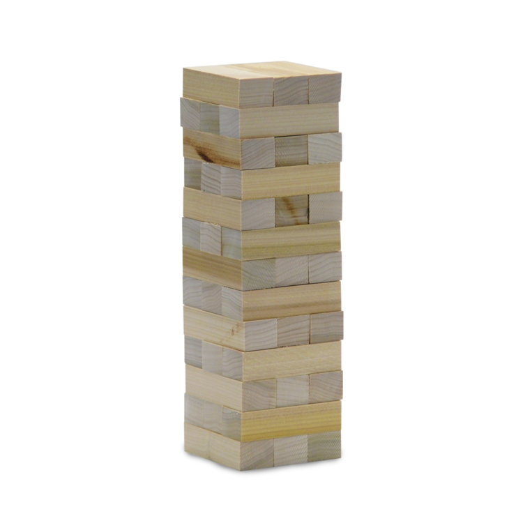 Tabletop Toppling Tower Blocks Game Blank
