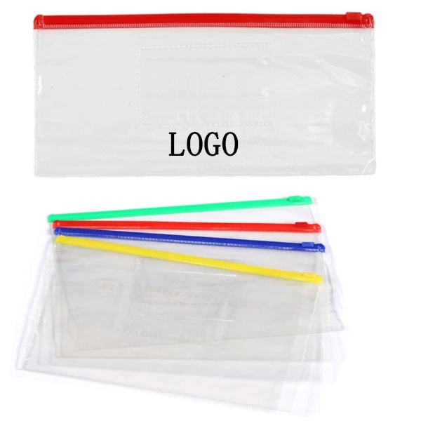 PVC Zipper Pouch With Card Holder 4