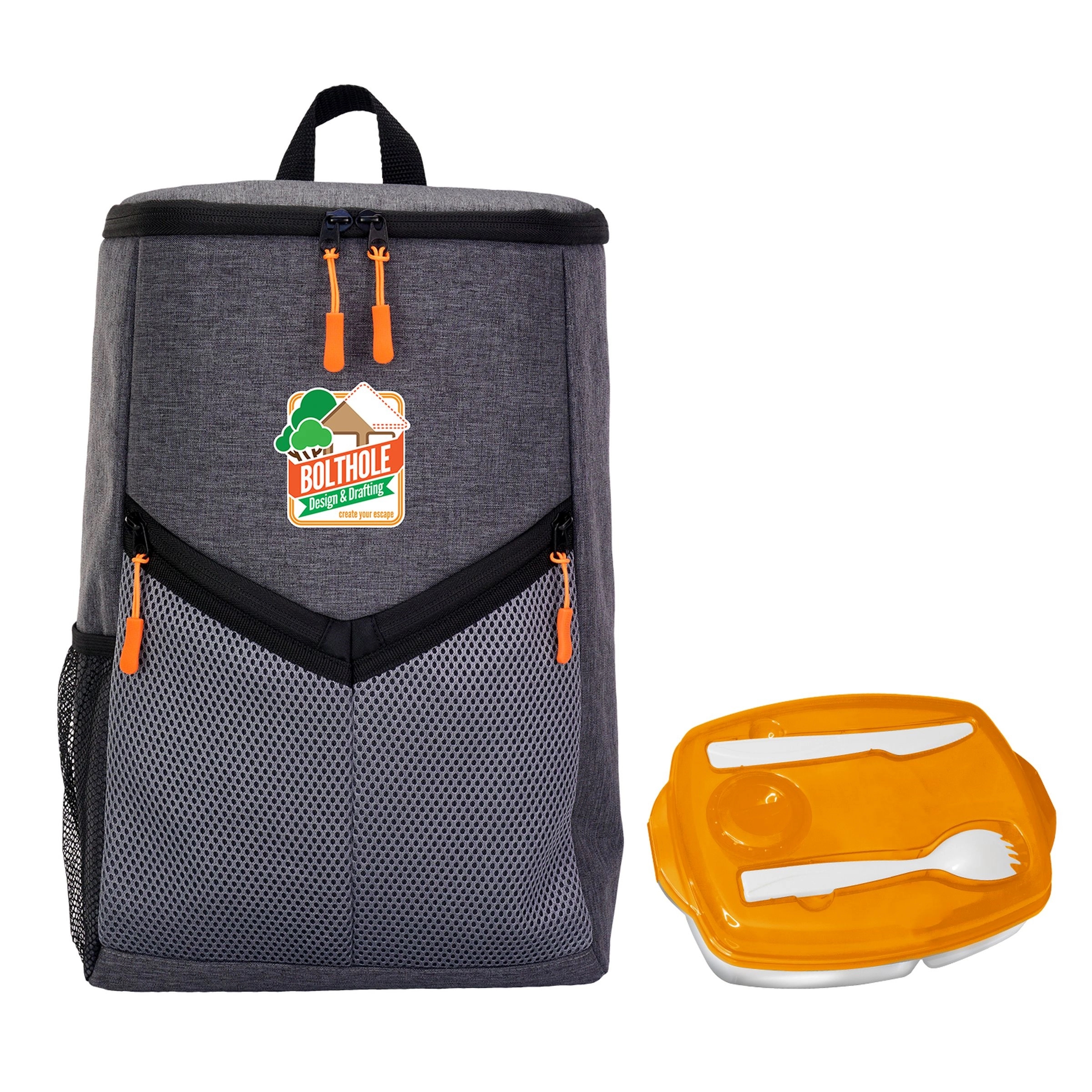 Victory Locking Lid Cooler Backpack Set 8
