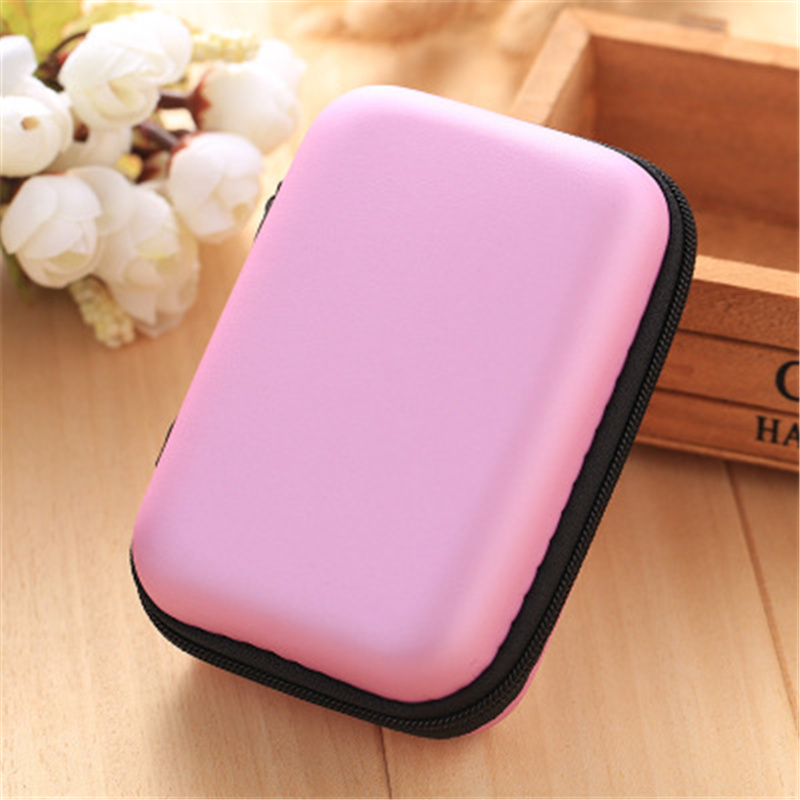 Portable PU Rectangle Earphone Organizer 9