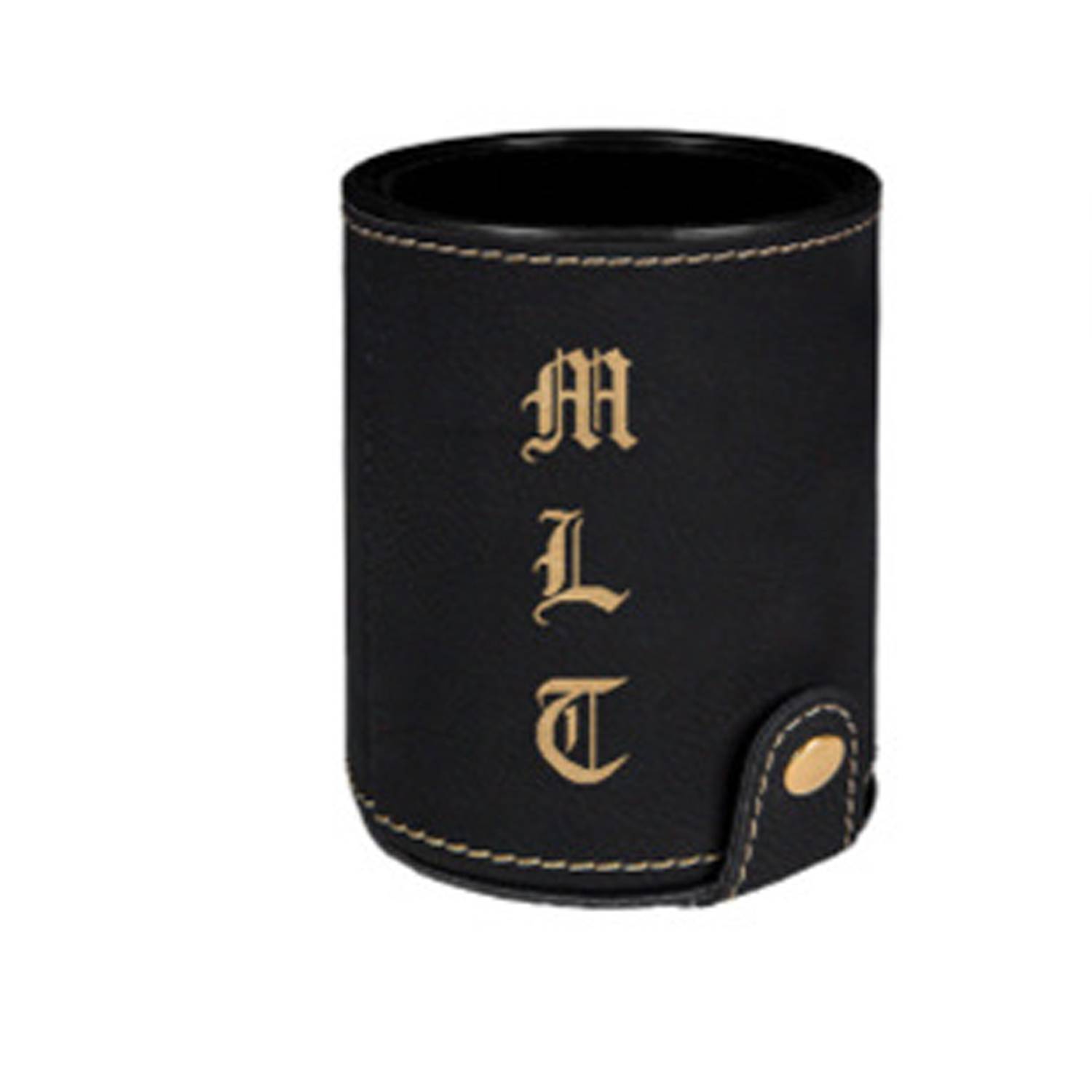 Round PU Leather Dice Cup 9