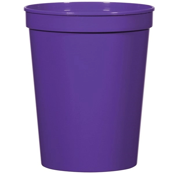 12 Oz Reusable Plastic Stadium Cups 4