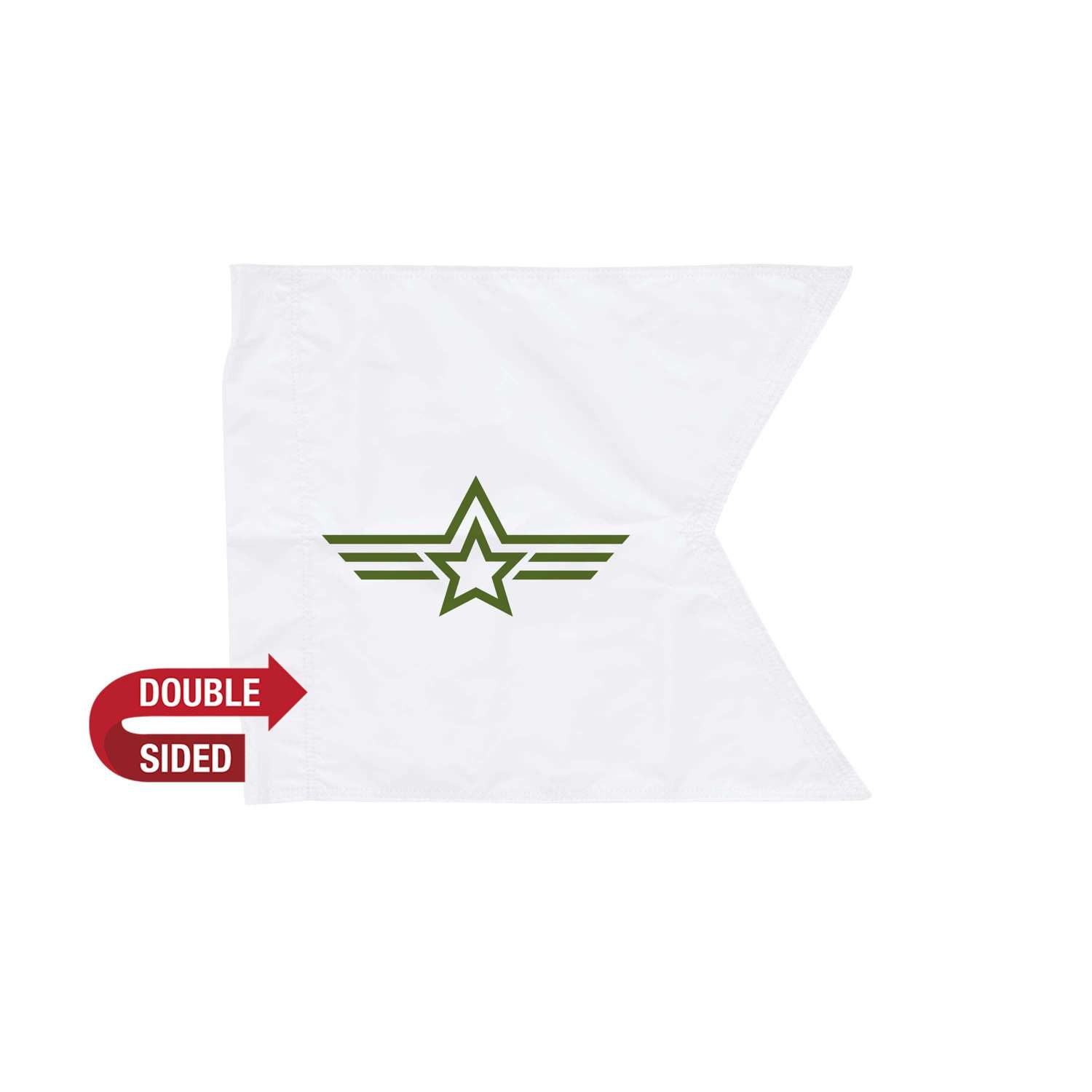 20" x 27.75" Polyester Guidon Flag Double-Sided 1