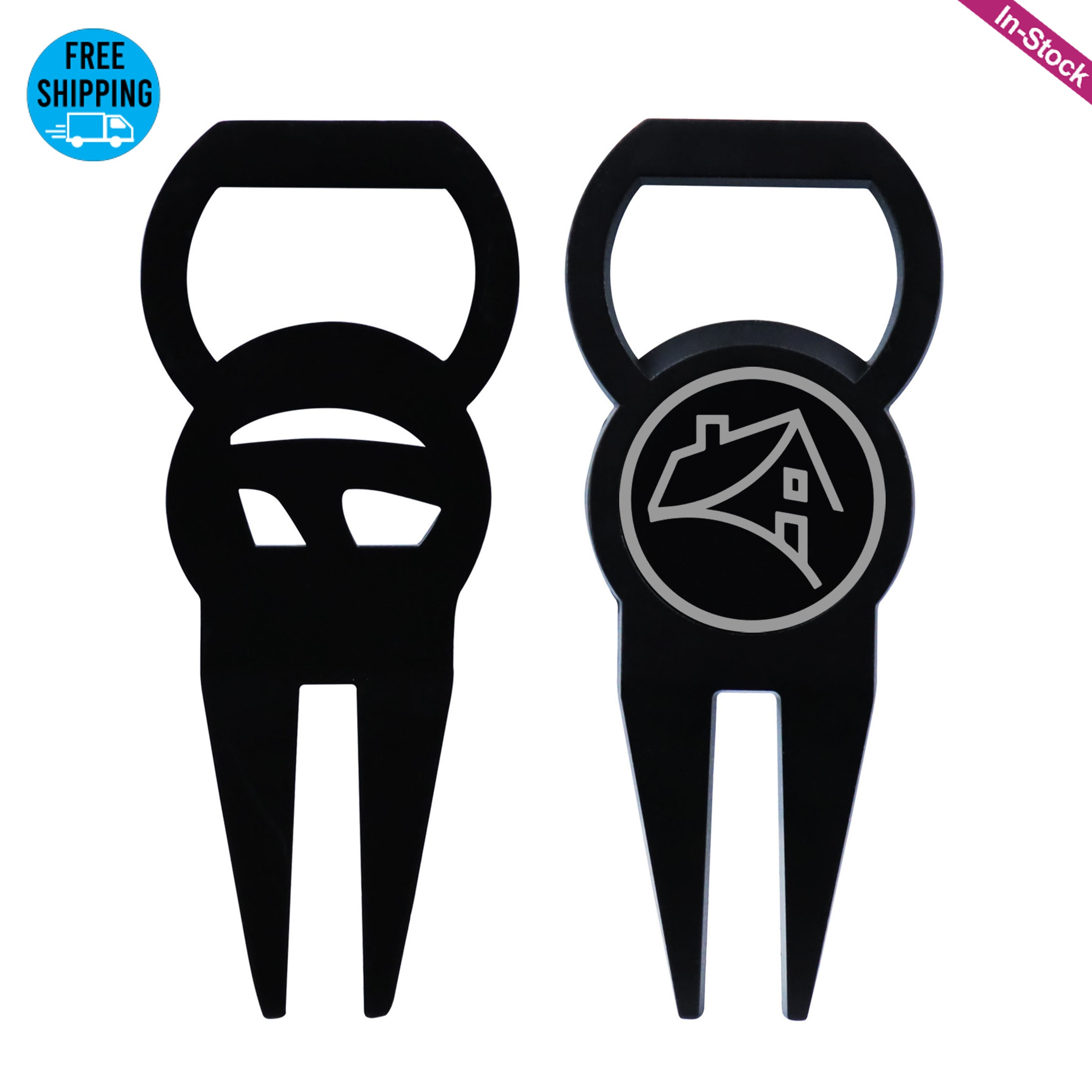 Multi-Functional Golf Divot Repair Tool and Bottle Opener with Ball Marker 3