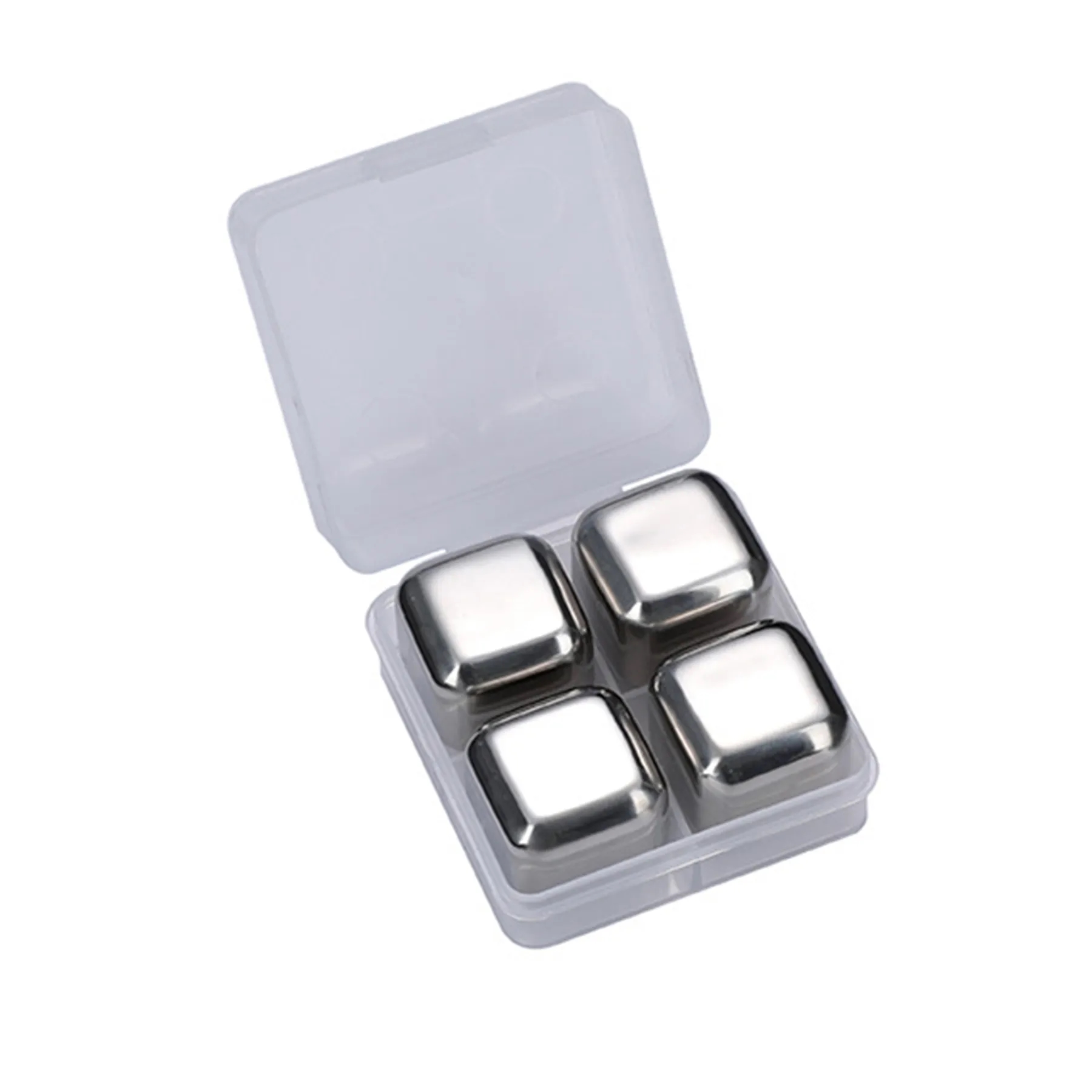 Stainless Steel Ice Cube Set 4
