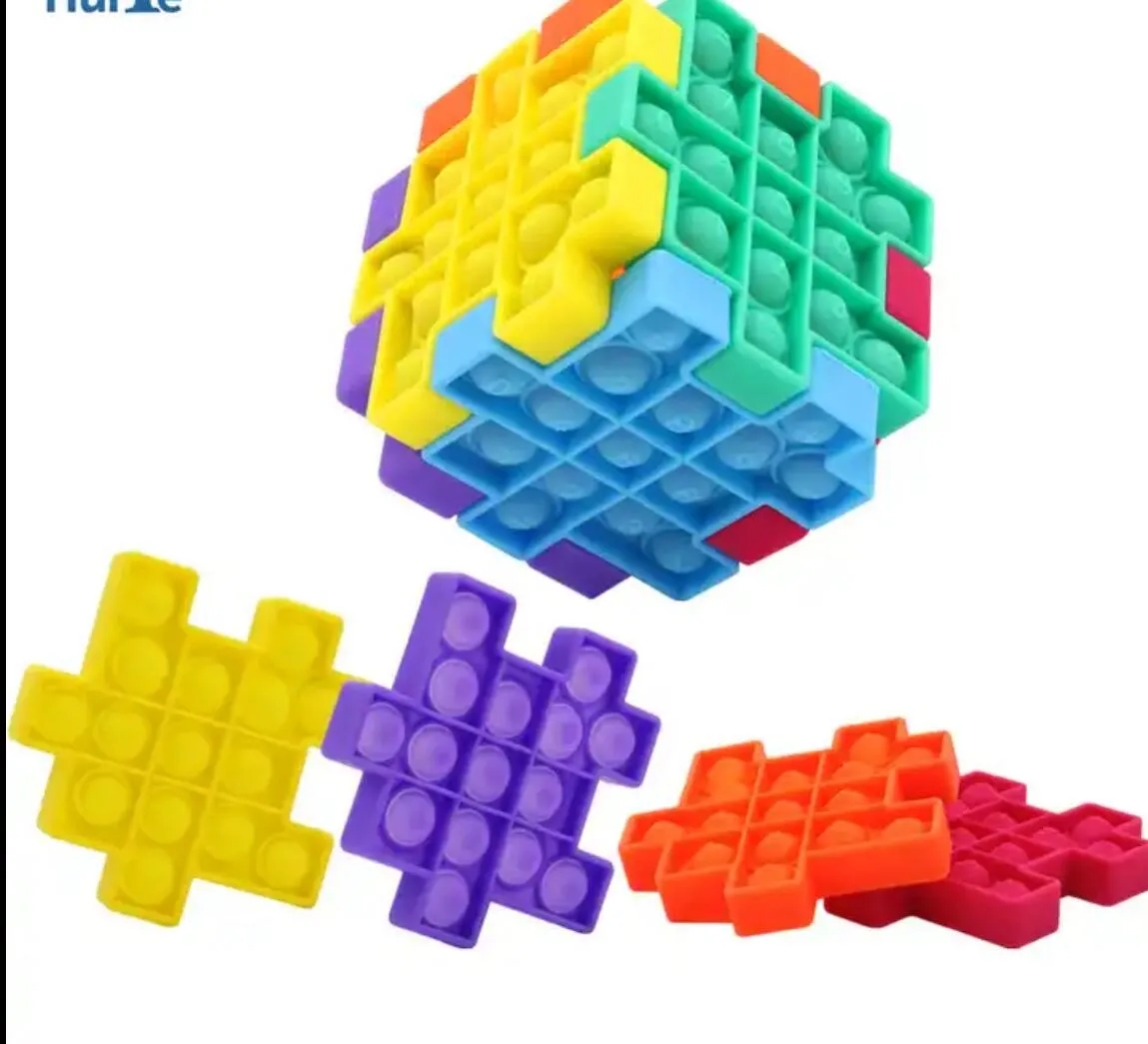Push Its Bubble Autism Poping Stress Pack Toys 3