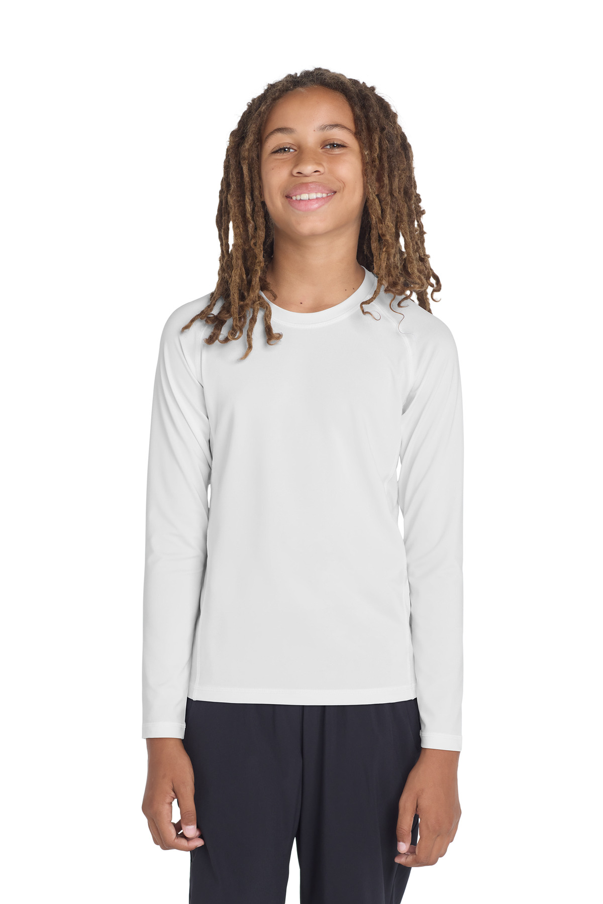 Sport-Tek Youth Long Sleeve Rashguard Tee. YST470LS 29