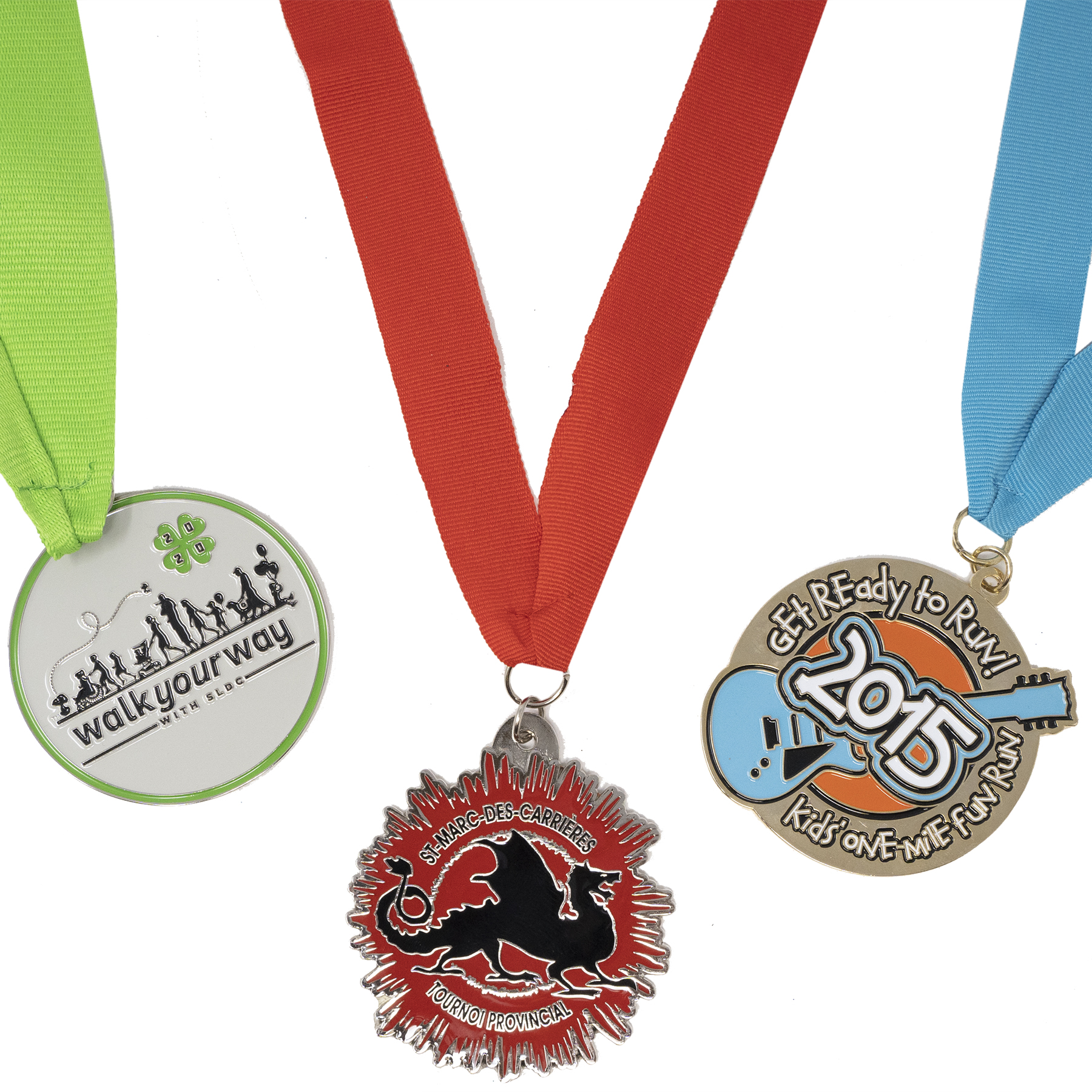 Diestruck Soft Enamel Medals: 2 1/2" DIA 2