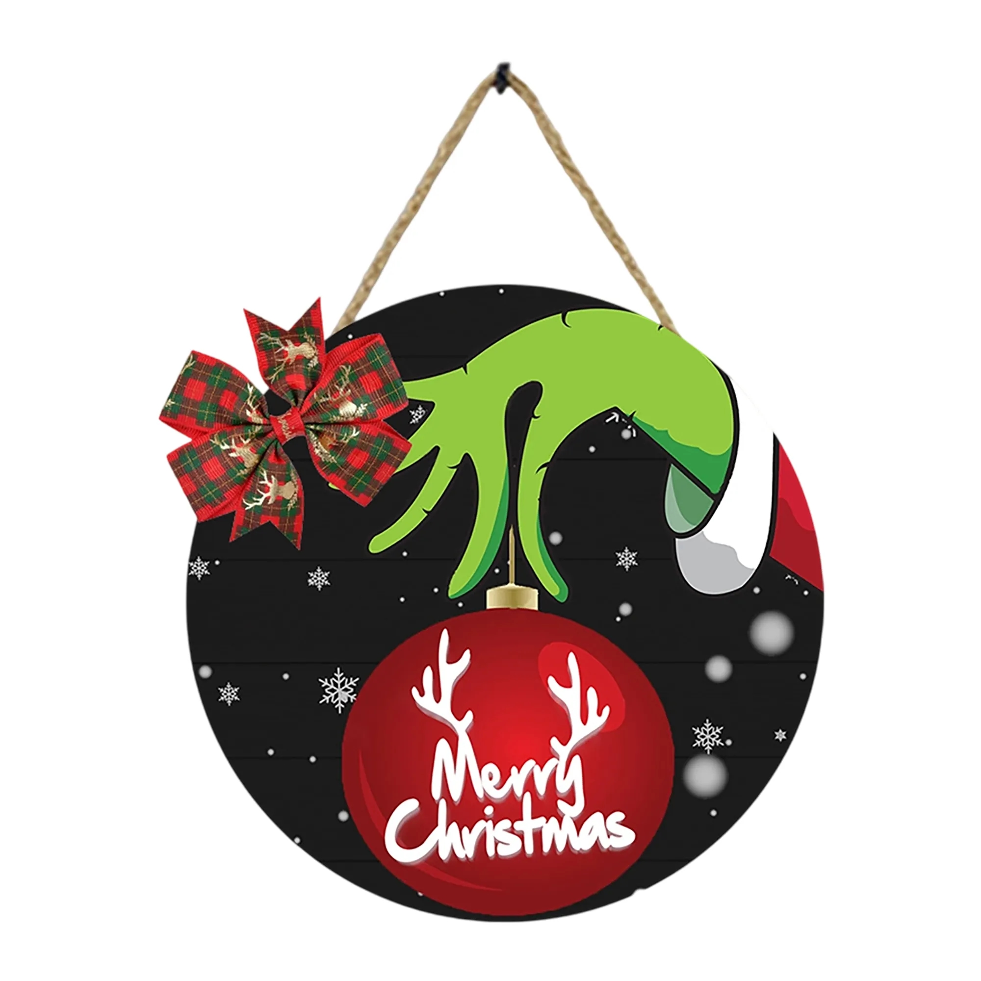 Festive Wooden Welcome Sign 4