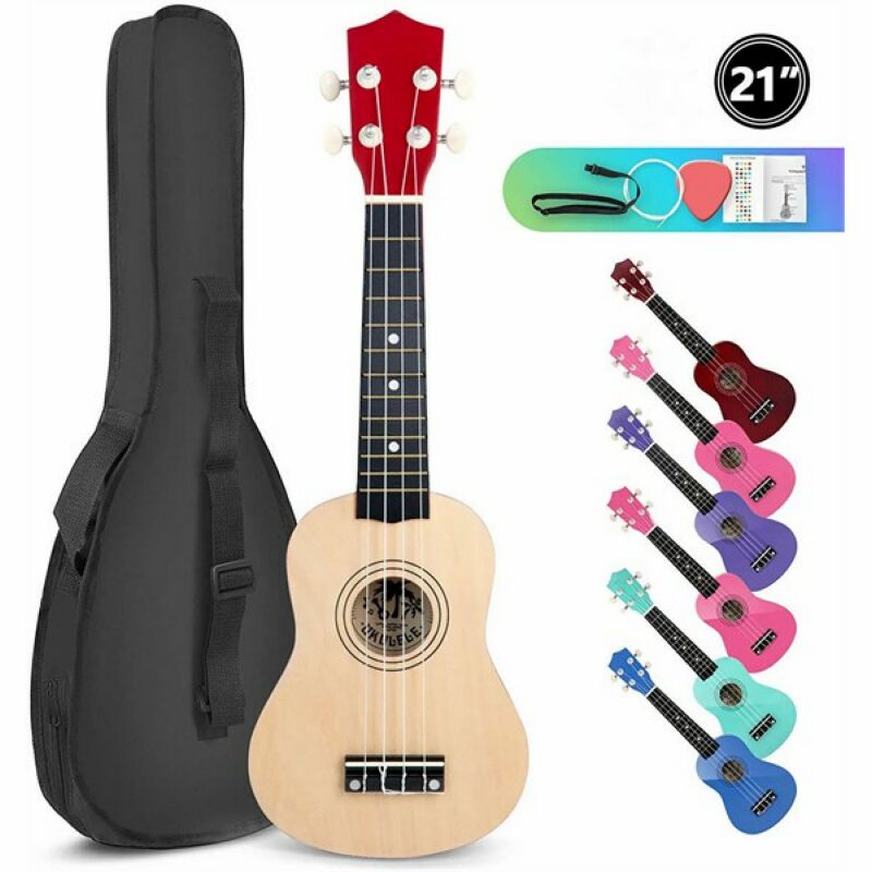 21" Colored Basswood Ukulele