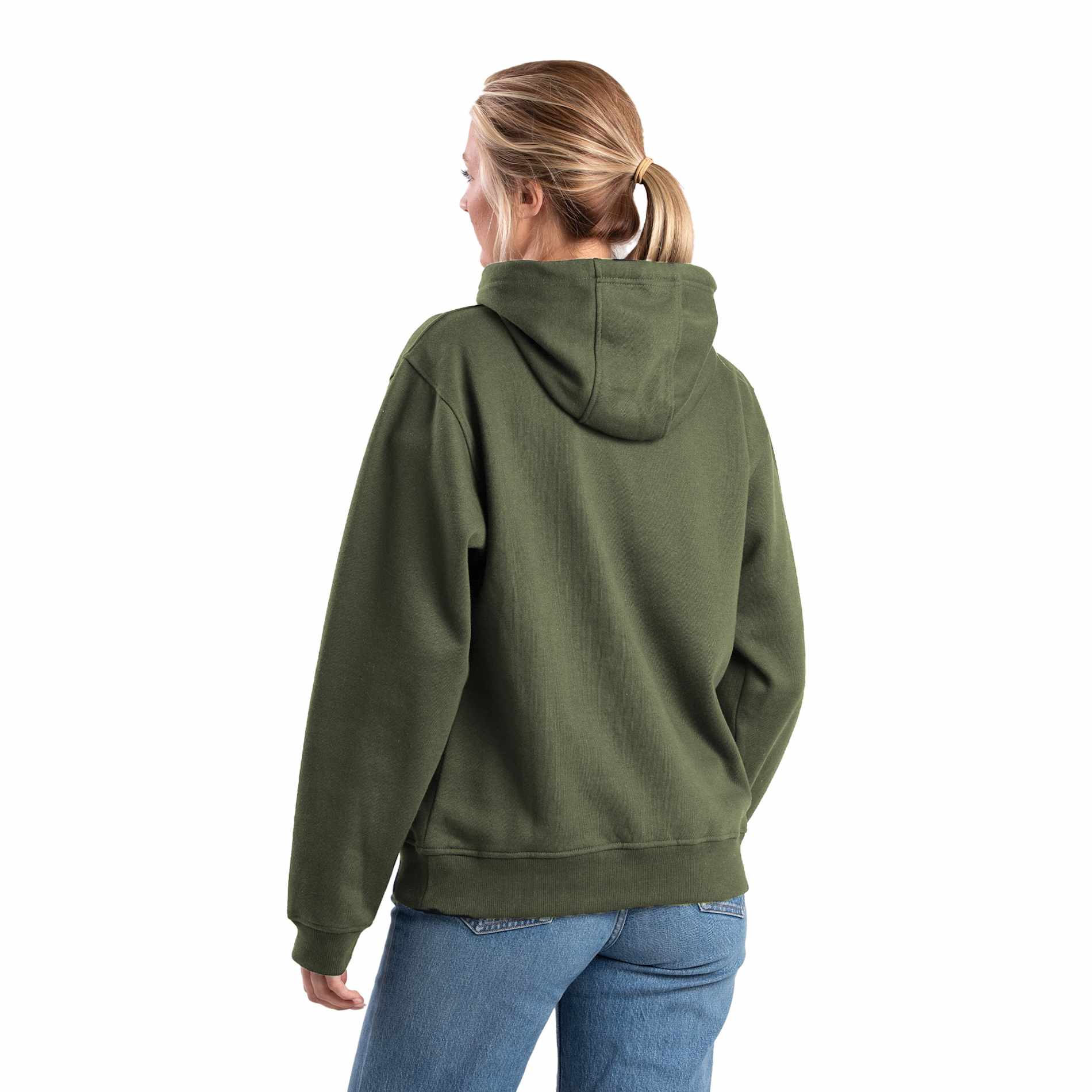 Berne Heritage Zippered Hooded Pullover Sweatshirt - Women's 16