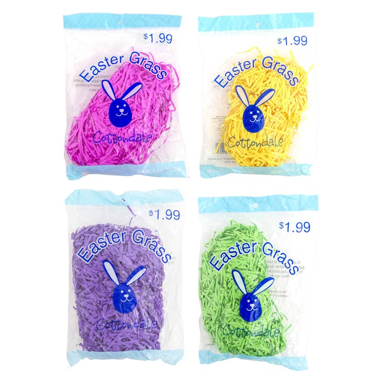 Easter Paper Grass - 4 Bright Colors