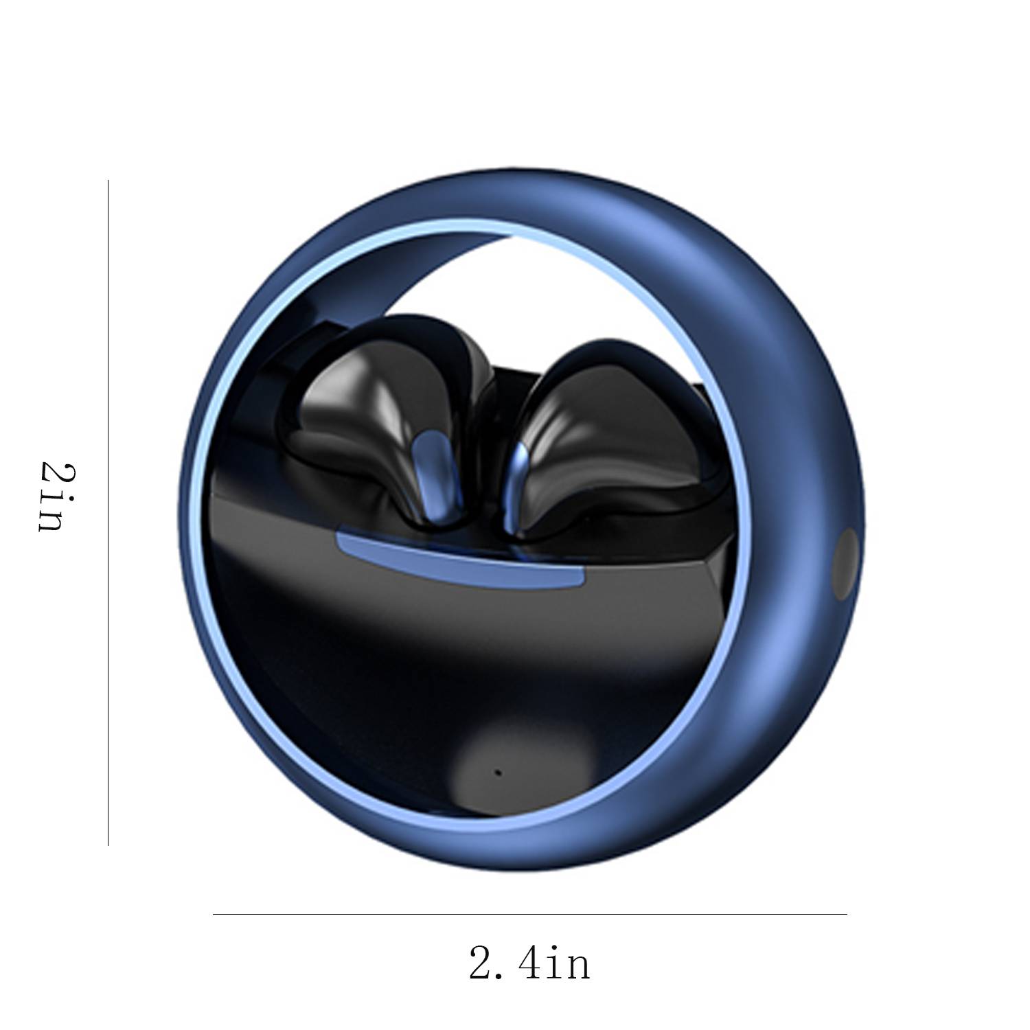 360 Degree Rotating Wireless Bluetooth Earbuds 5