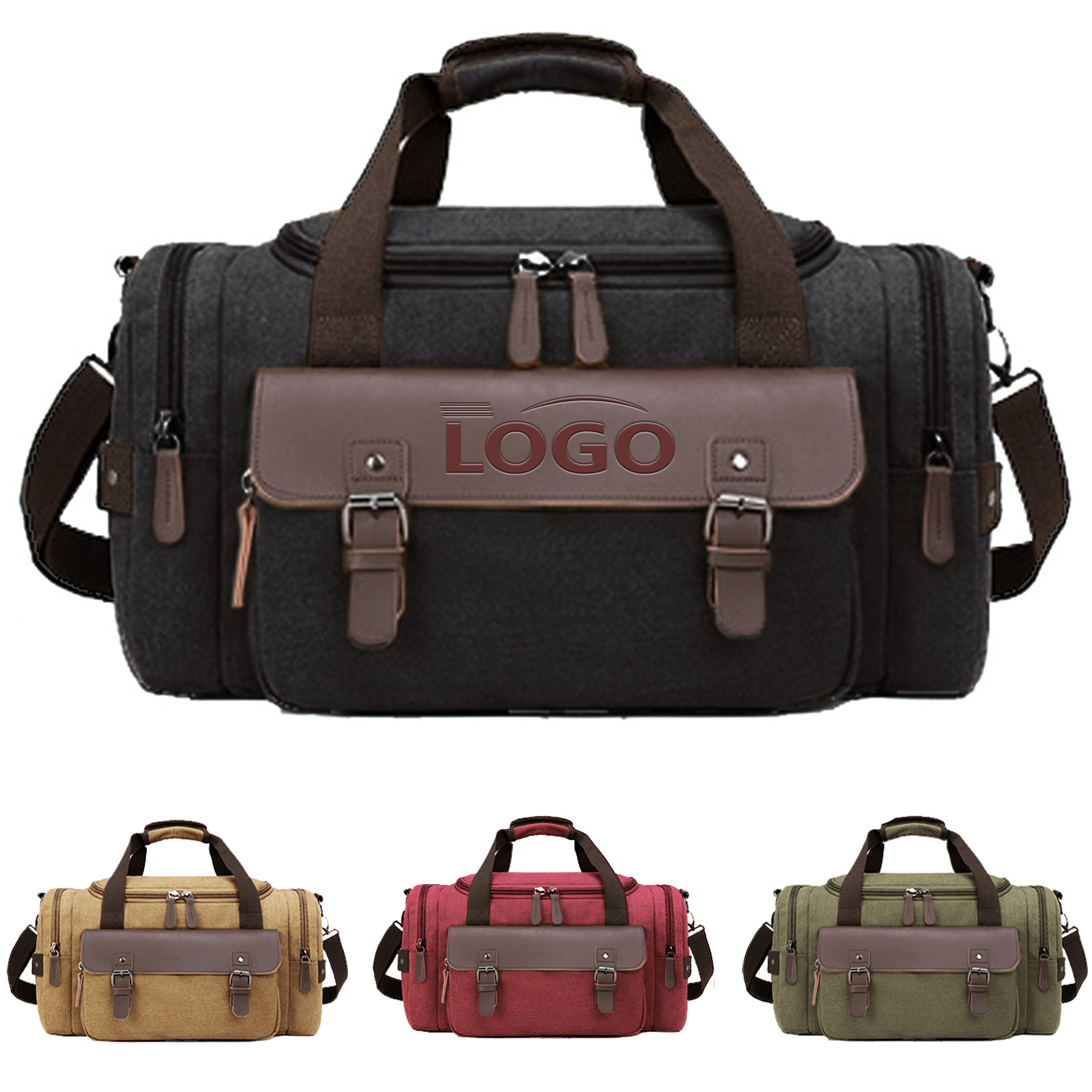 Durable Large Capacity Canvas Travel Bag 2