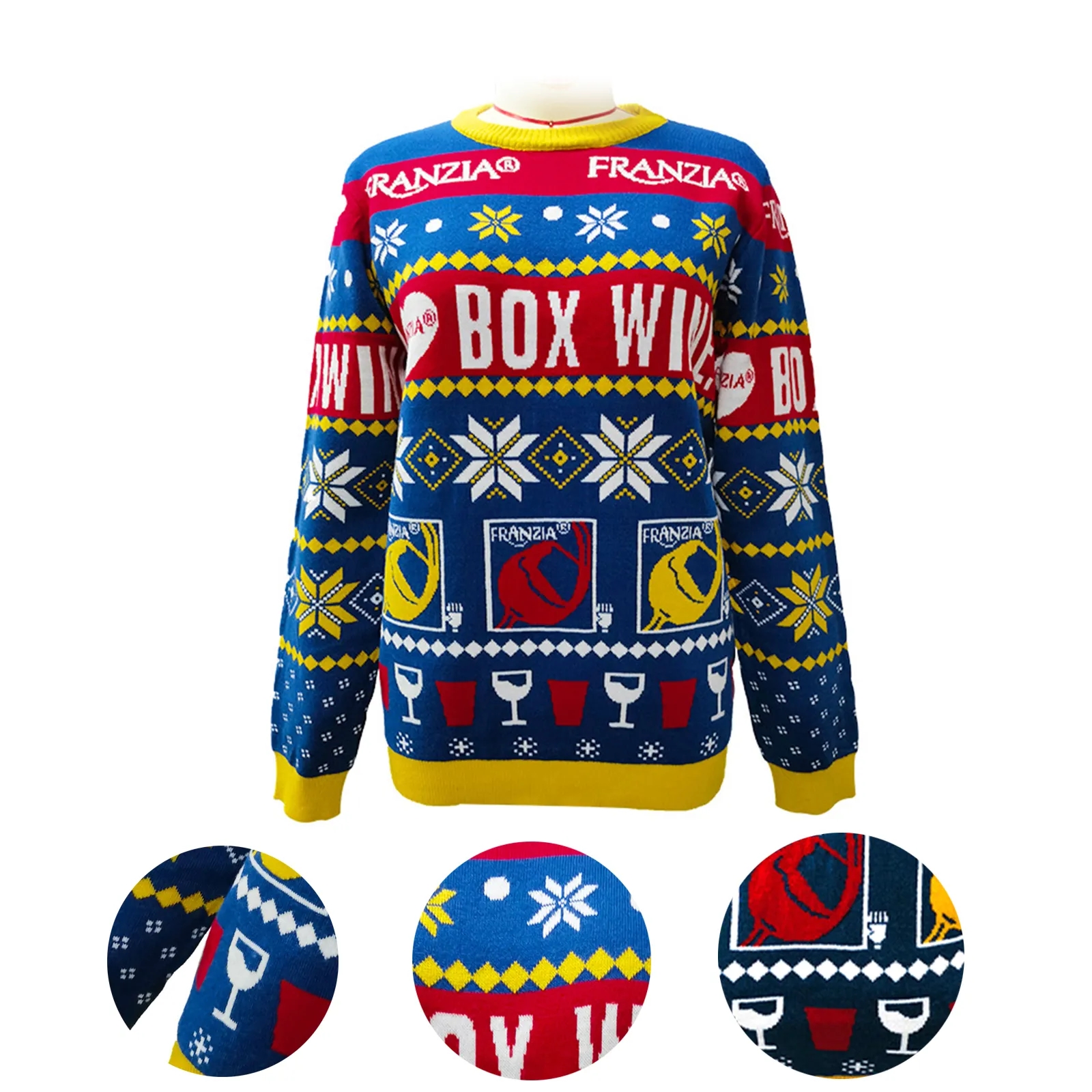 Festive Christmas Sweater, custom hoodie or sweatshirt with logo imprint 2