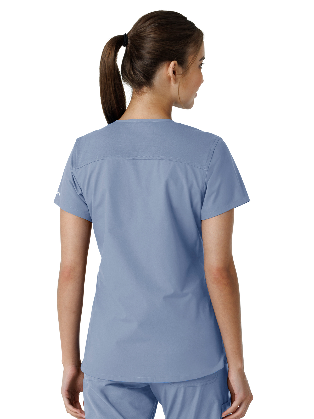 Carhartt - Force Essentials - Women's Four-Pocket V-Neck Knit Panel Top 15