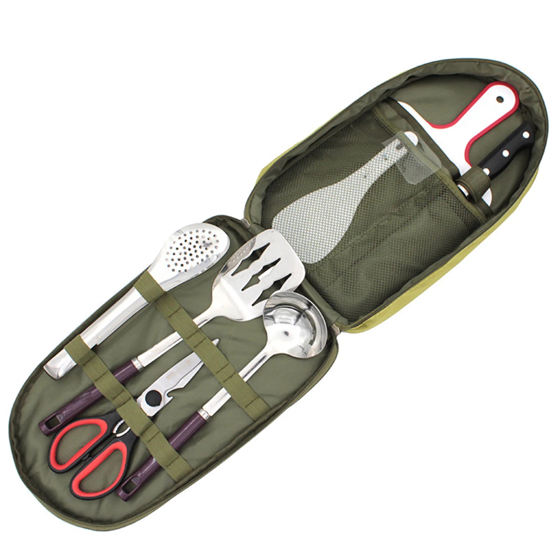 Stainless Steel Outdoor Camping Kitchenware Set 4