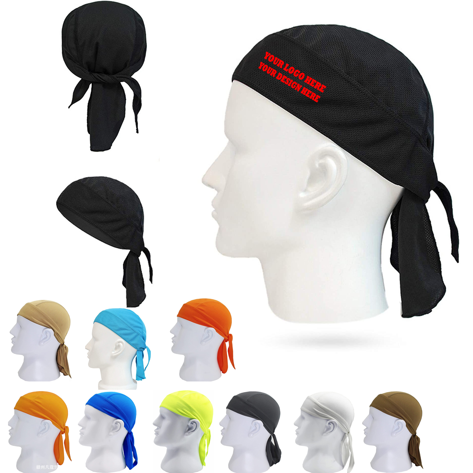 Breathable Skull Cap Sweat-Wicking Beanie Hat 3