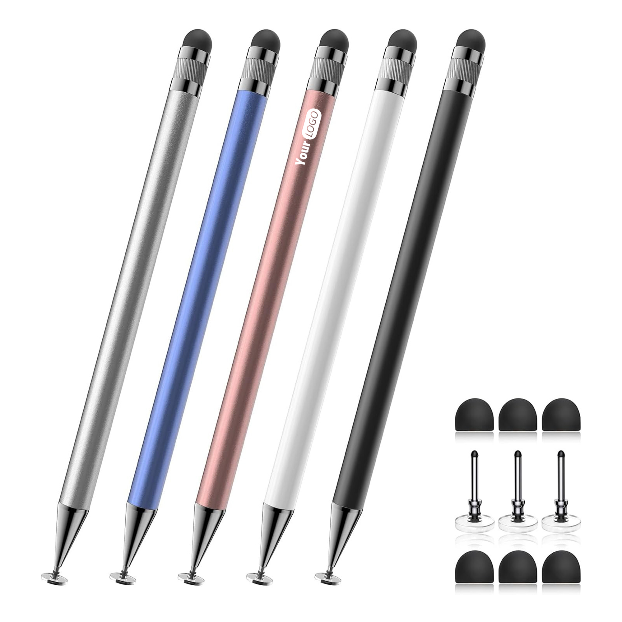 Custom Dual-Tip Metal Stylus Pen - Aluminum Build 2