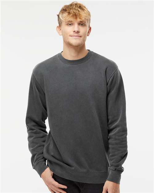 Unisex Midweight Pigment-Dyed Crewneck Sweatshirt - PRM3500 71