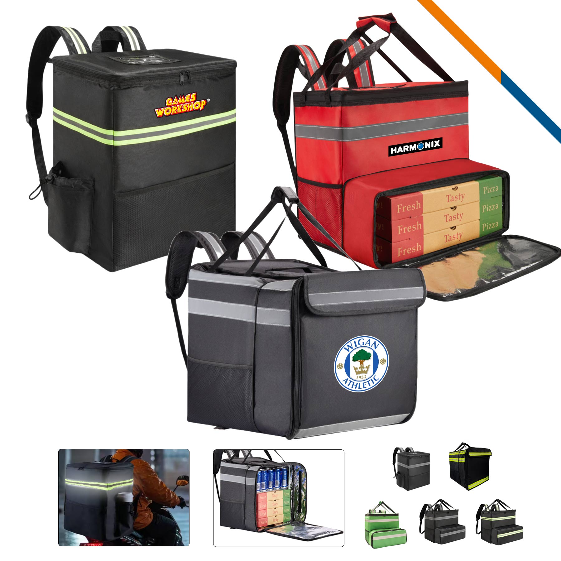 HeatHalt Food Delivery Cooler Backpack