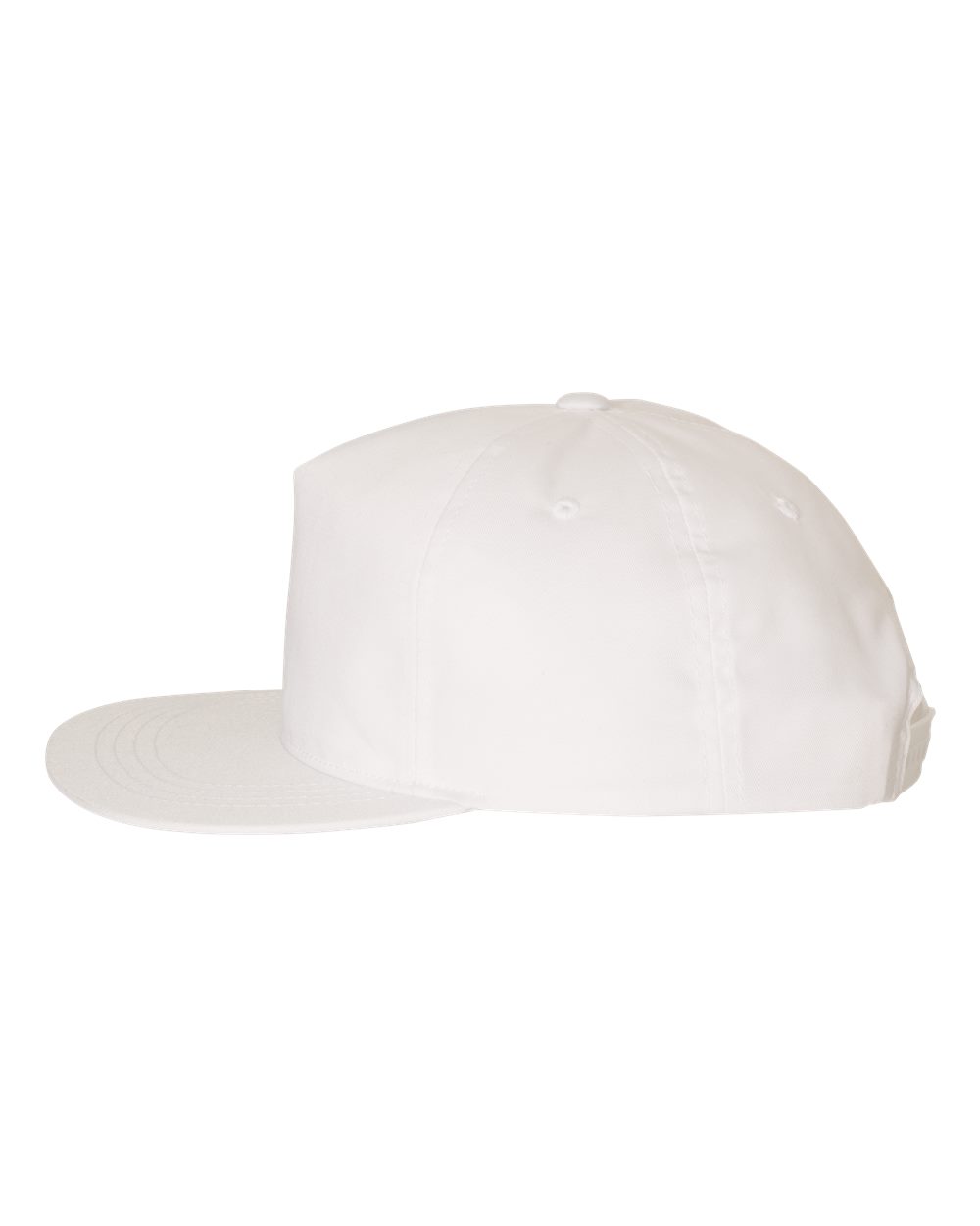 Lightly-Structured Five-Panel Snapback Cap - 6502 26