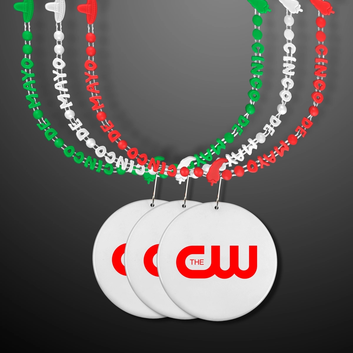 Cinco De Mayo Party Beads with Medallion (Non Light Up) 2
