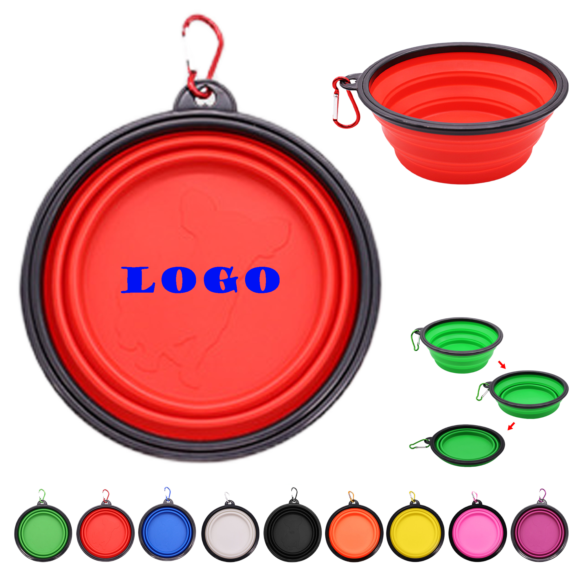 Portable Silicone Collapsible Bucket for Outdoor Use 4