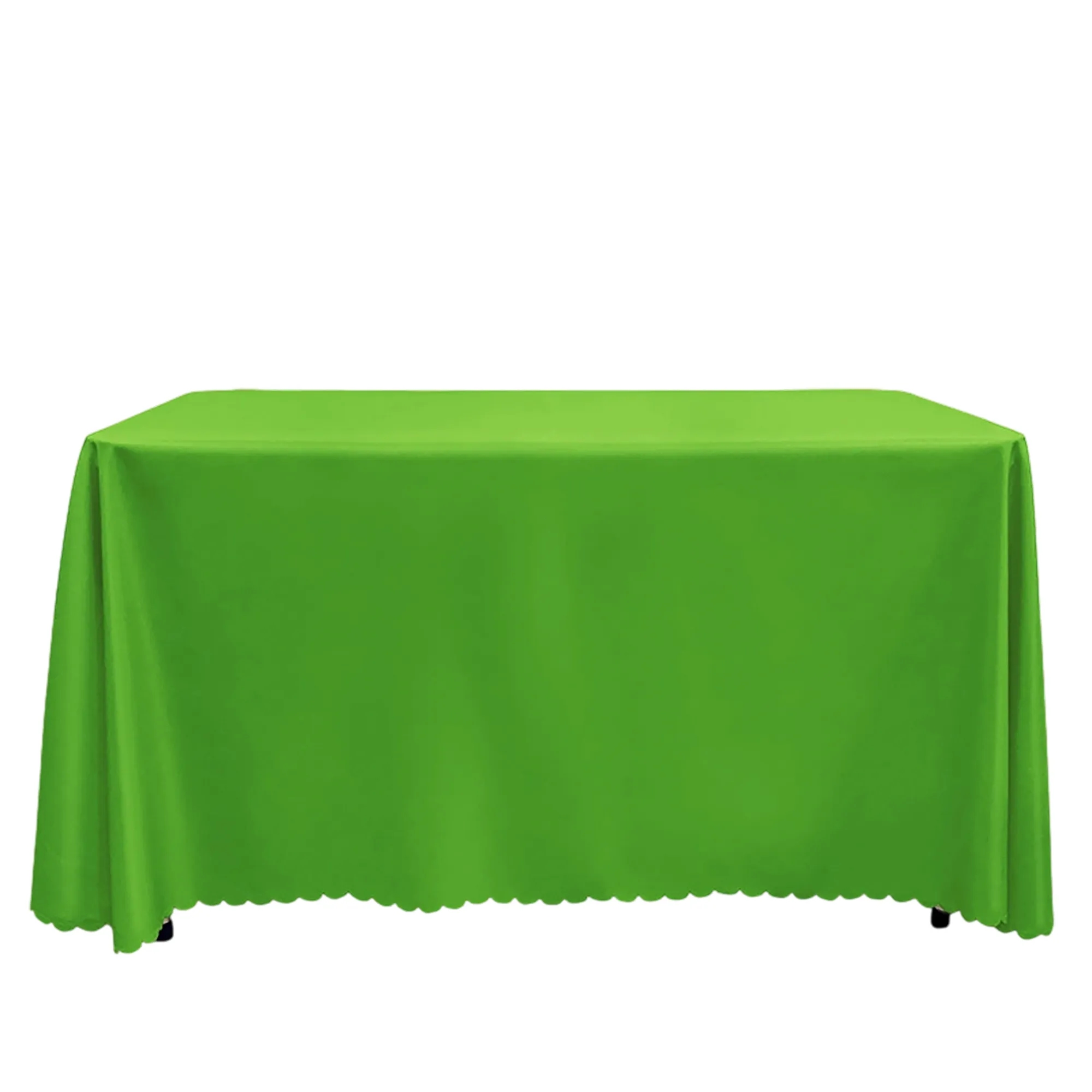 Fitted Polyester Tablecloth for 6ft Rectangle 11