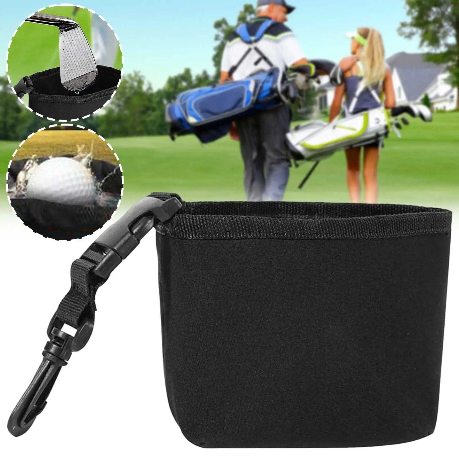 Golf Club and Golf Ball Cleaning Bag 2