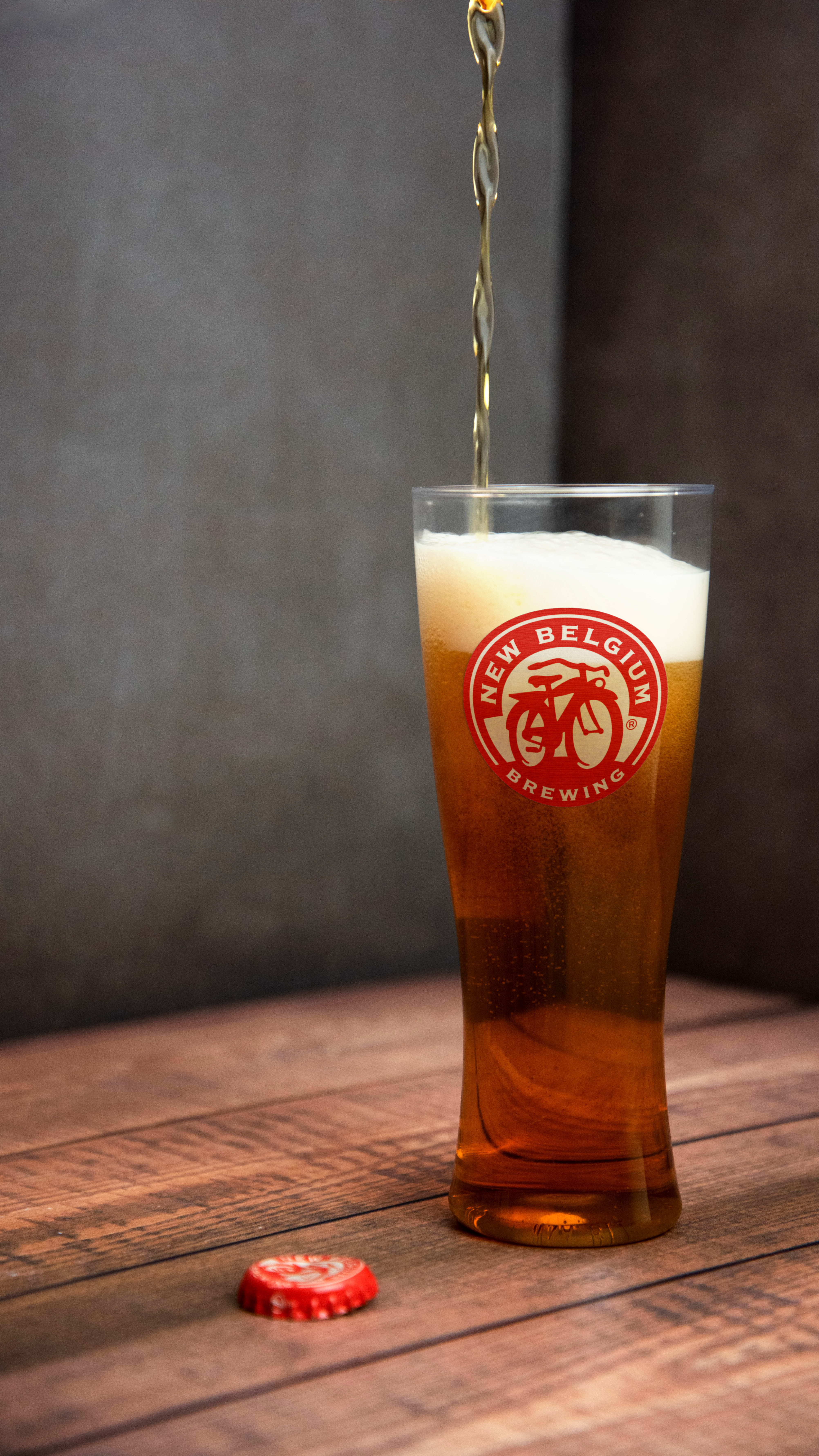 12 oz Reserv Plastic Pilsner Glass Clear Digital Print 4