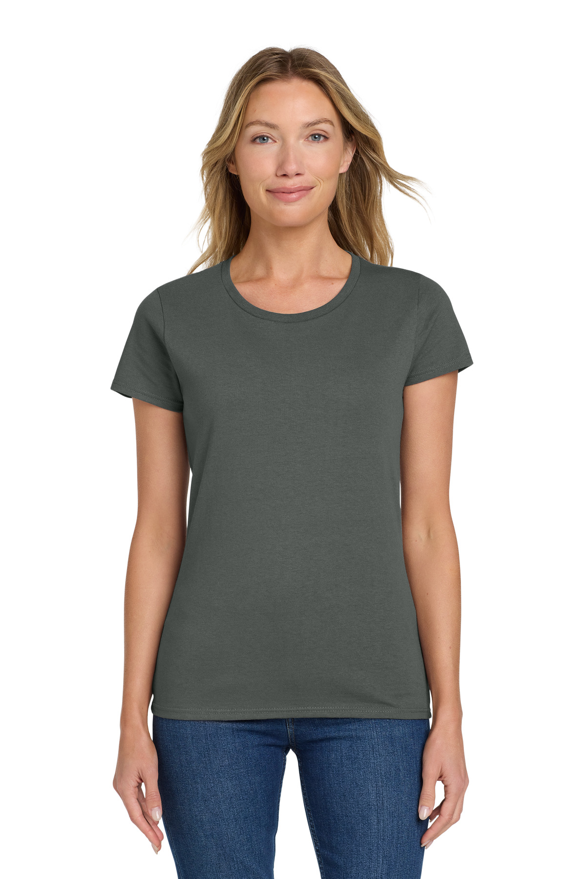 Gildan Women's Heavy Cotton 100% Cotton T-Shirt. 5000L 180