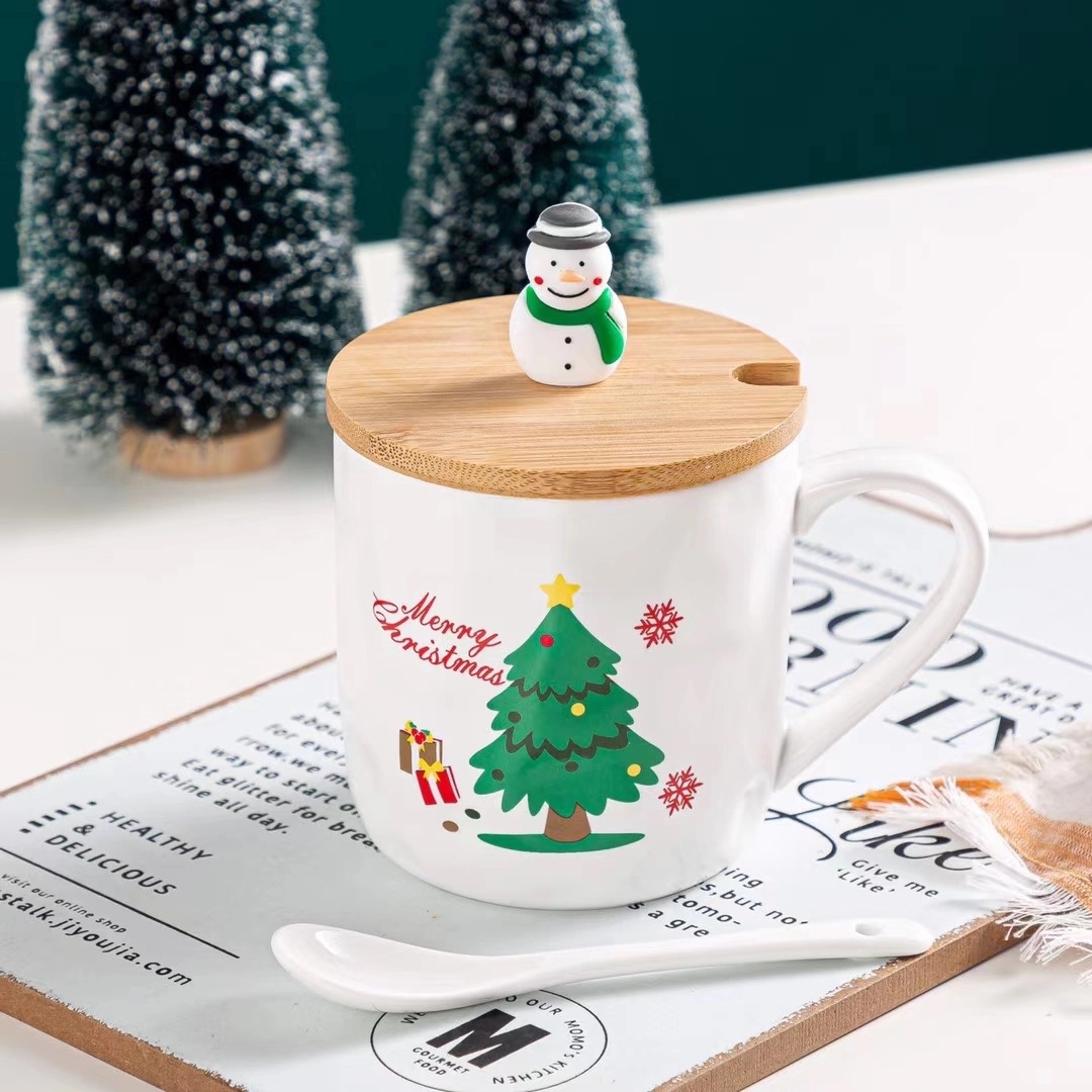 Christmas Mug with Bamboo Lid 6