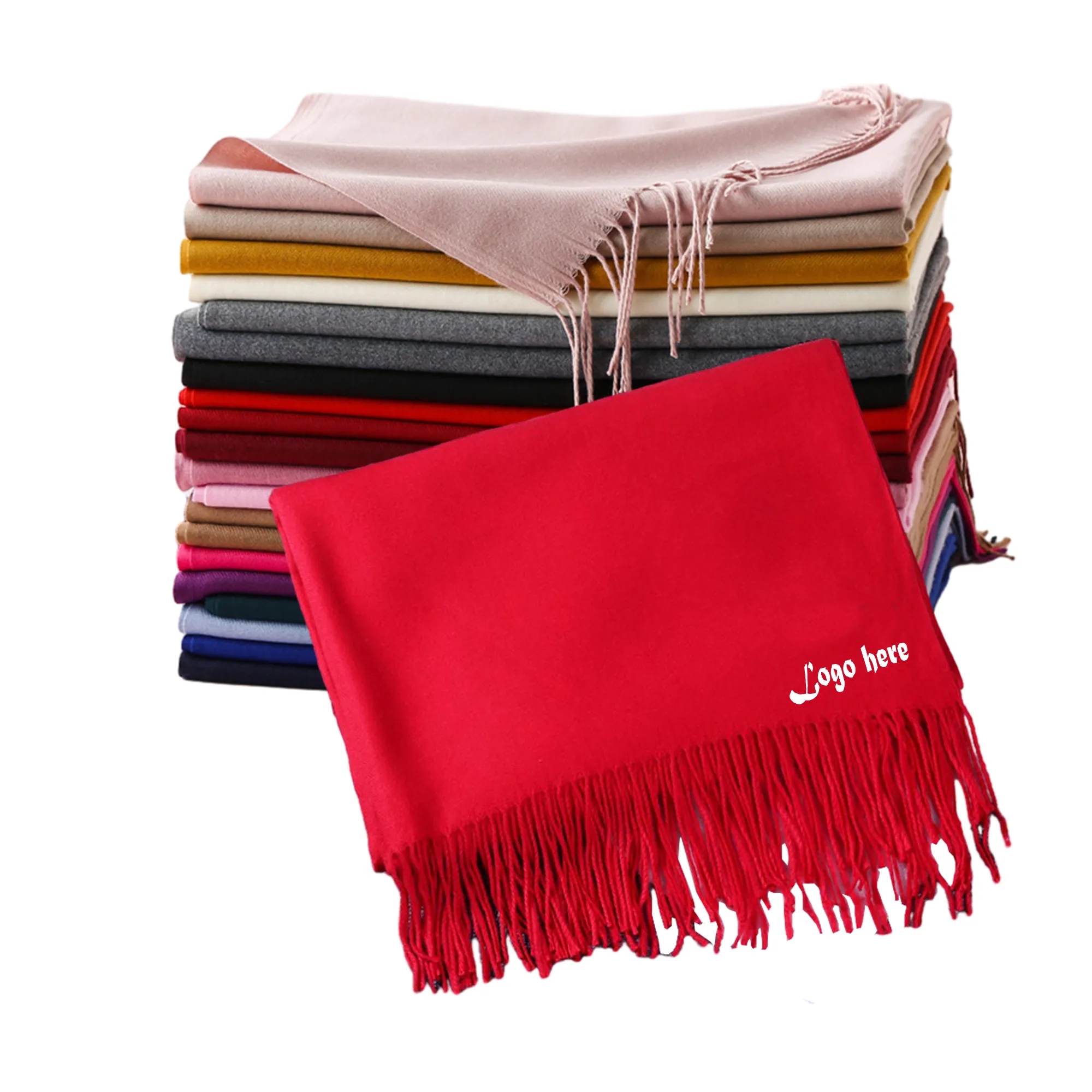 MOQ 100PCS Imitation Cashmere Scarf 6