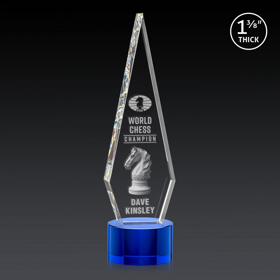 Springfield 3D Award on Marvel Base - Blue 2
