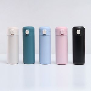 320ml Stainless Steel Cup with Double Wall Insulation Push Flip Lid 8