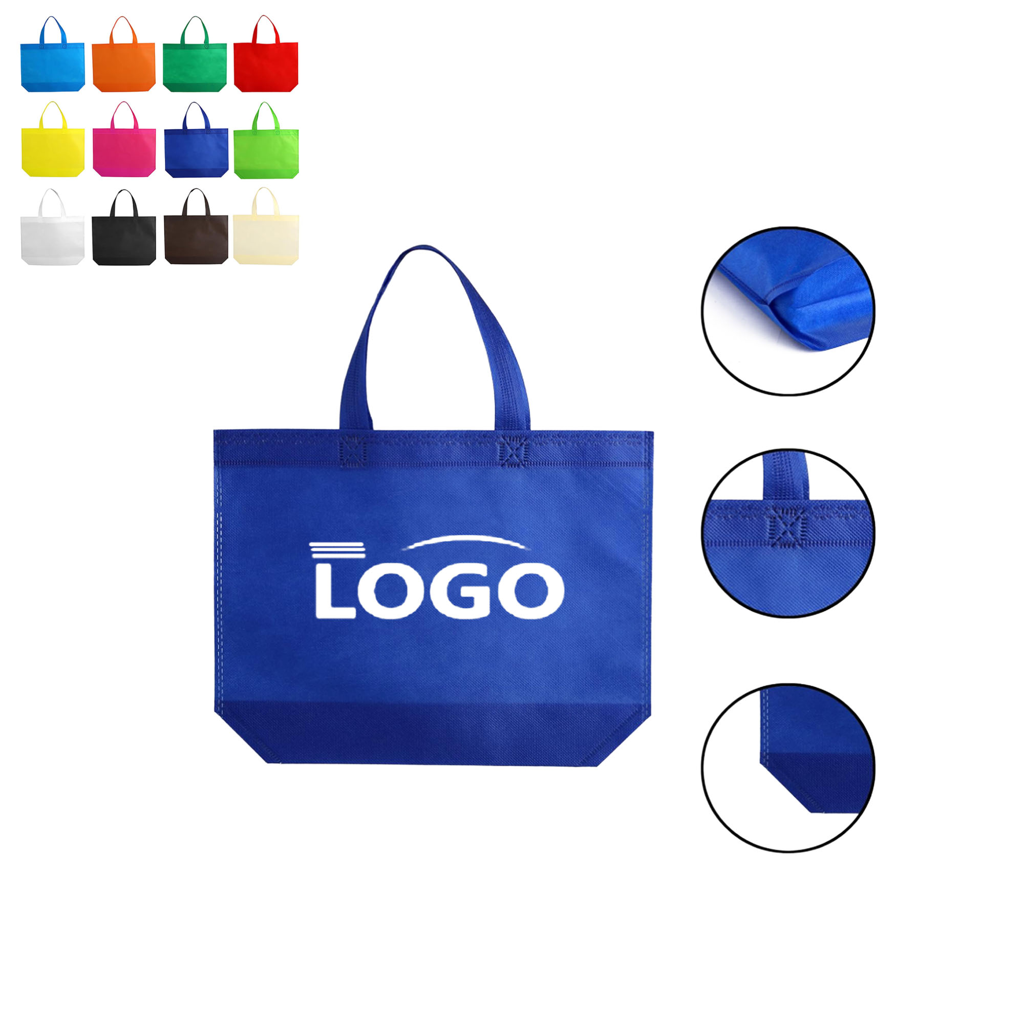 Customizable Medium Non-Woven Tote Bag 1