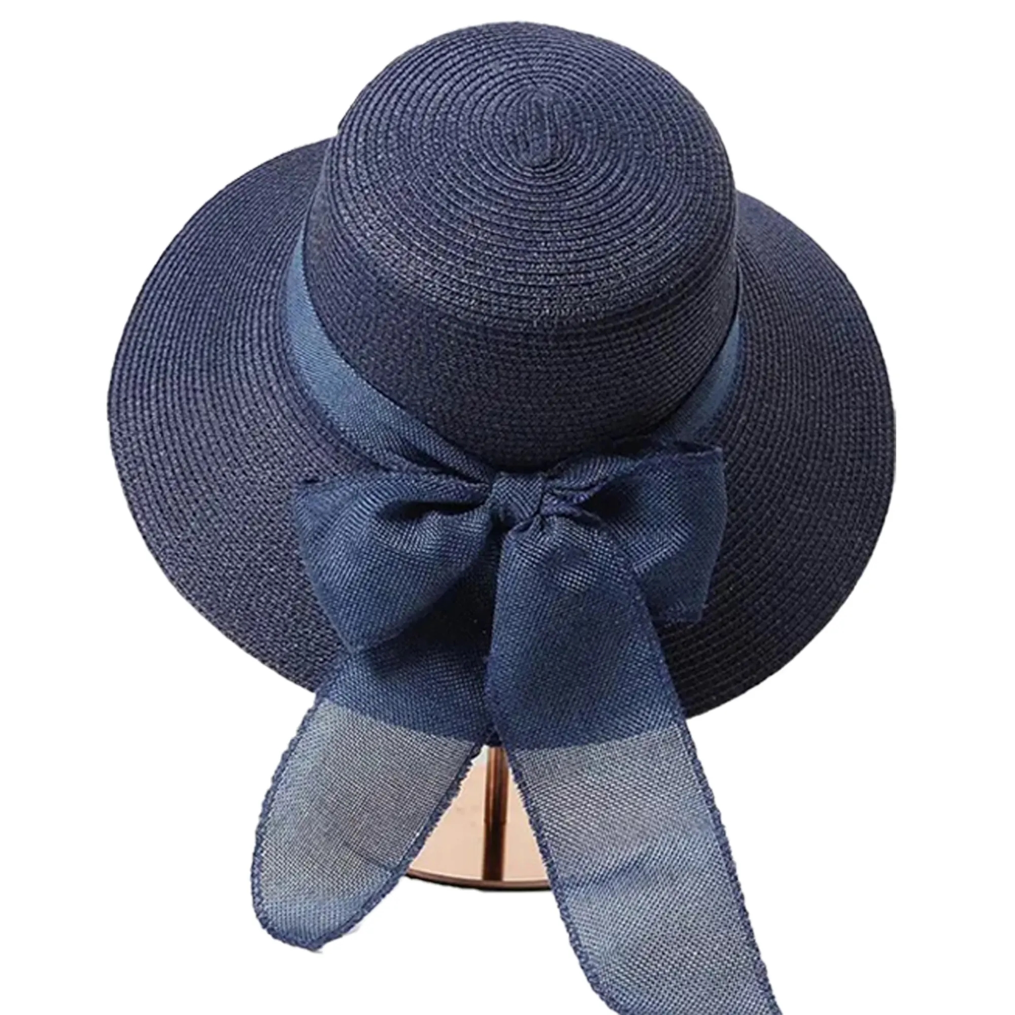 Bow Tourist Beach Straw Hat 6