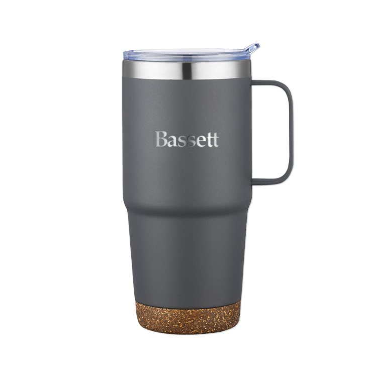 24 Oz. Travel Mug with Cork Bottom 6