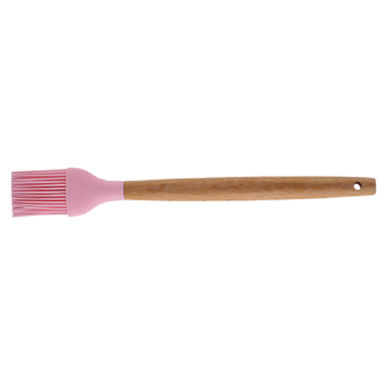 Silicone Kitchen Brush with Wooden Handle, Optional Cooking Utensil Set 13