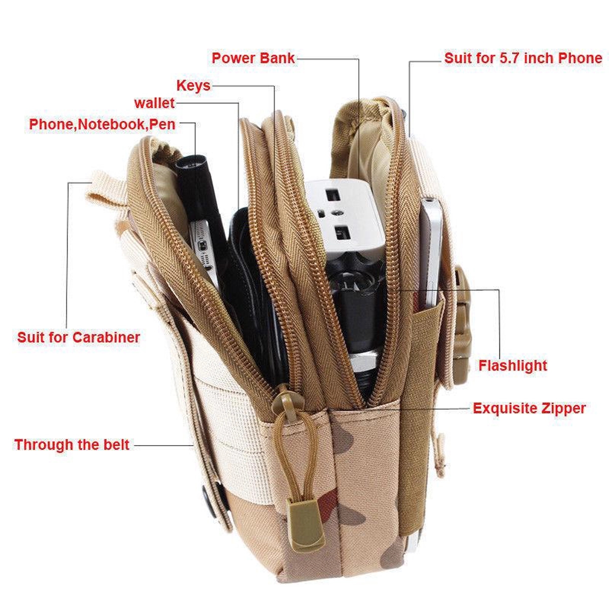 Utility Fanny Tactical Pouch Belt Bag 3