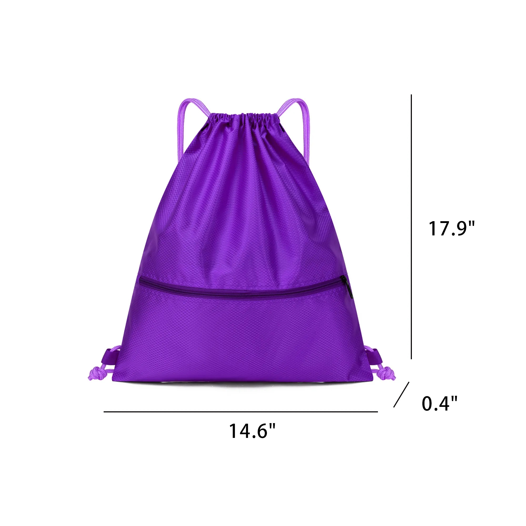 Drawstring Backpack String Bag Sackpack Draw Back Sack 2