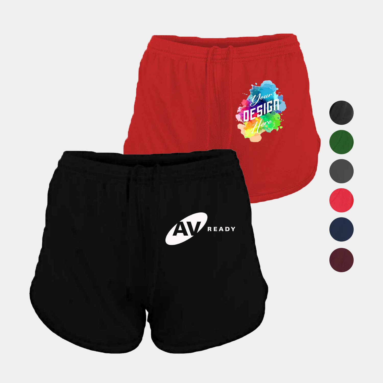 Women's 3" Scallop Training Lightweight Shorts 2