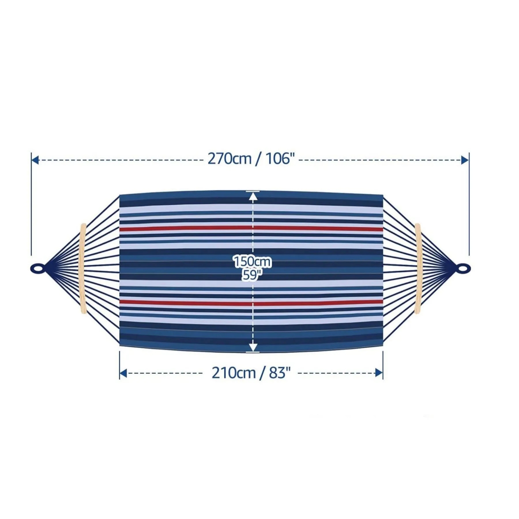 Comfortable Spreader Hammock for Outdoor and Backyard 11