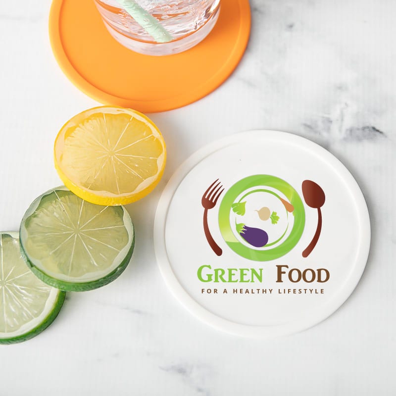 4 Inch Custom Silicone Drink Coasters 21