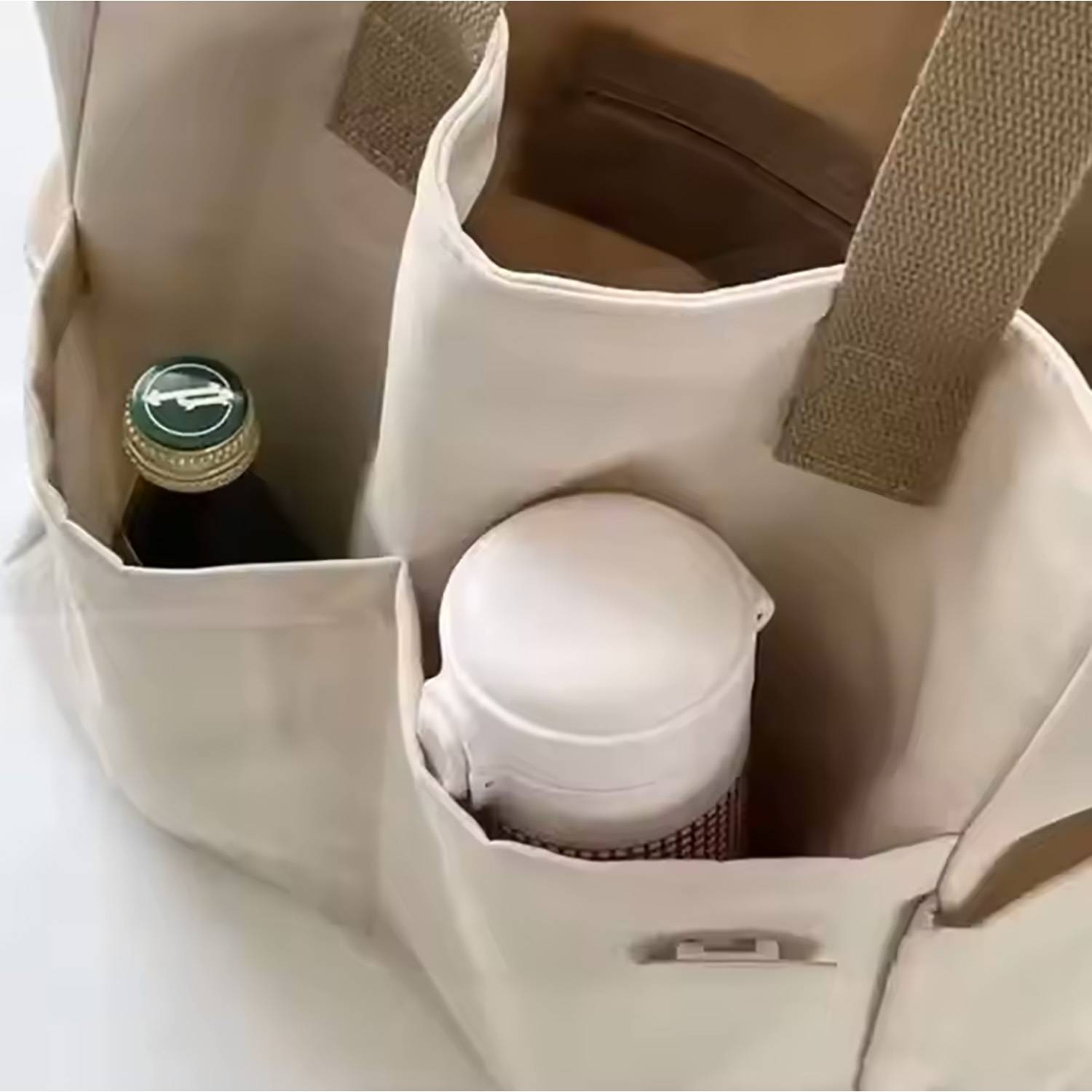Large Capacity Canvas Tote Bag, custom tote bag with logo imprint 8