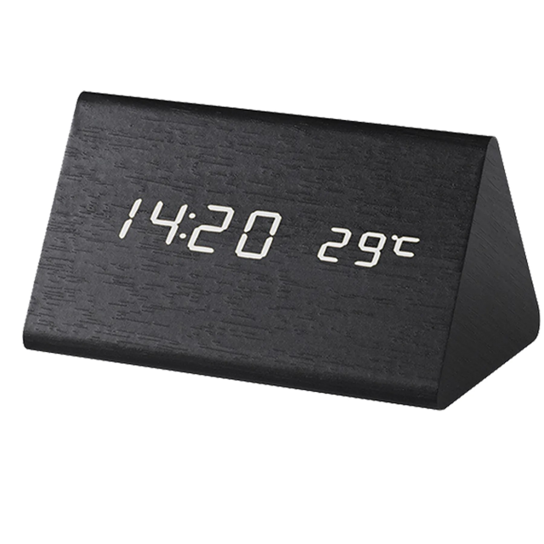 Wooden Electronic Alarm Desk Clock 3